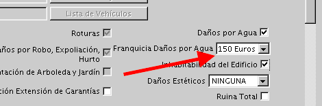 Franquicia de daños por agua
